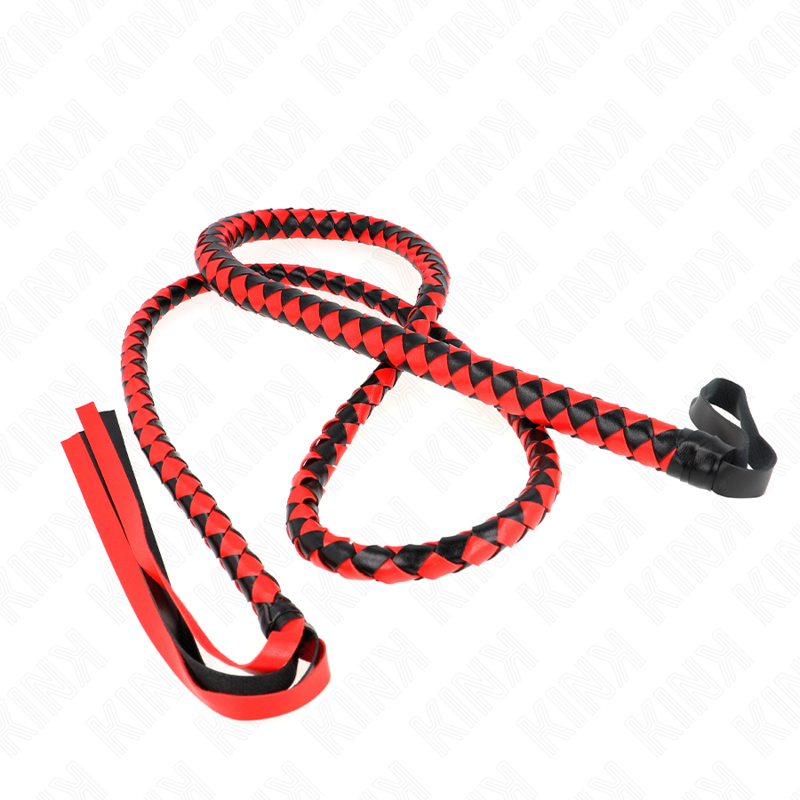 KINK – Rote lange Schlangenpeitsche 210 cm