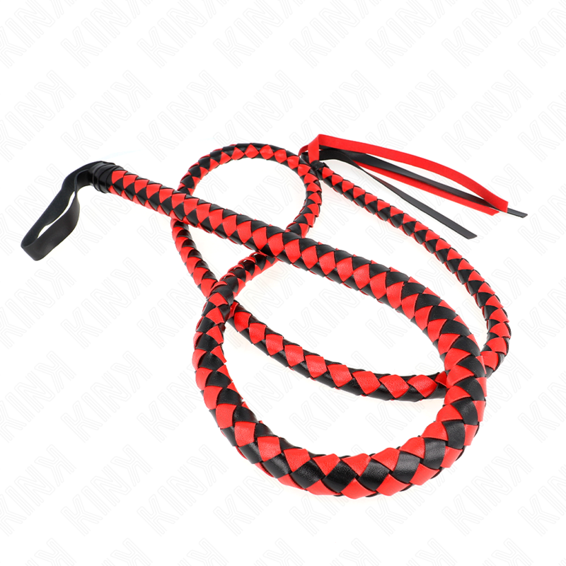 KINK – Rote lange Schlangenpeitsche 210 cm