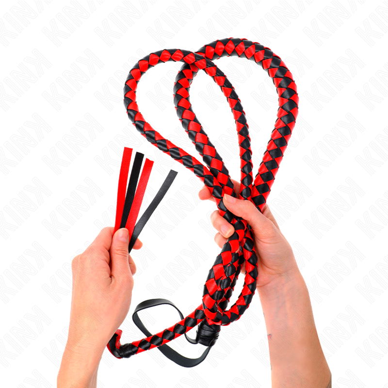 KINK – Rote lange Schlangenpeitsche 210 cm