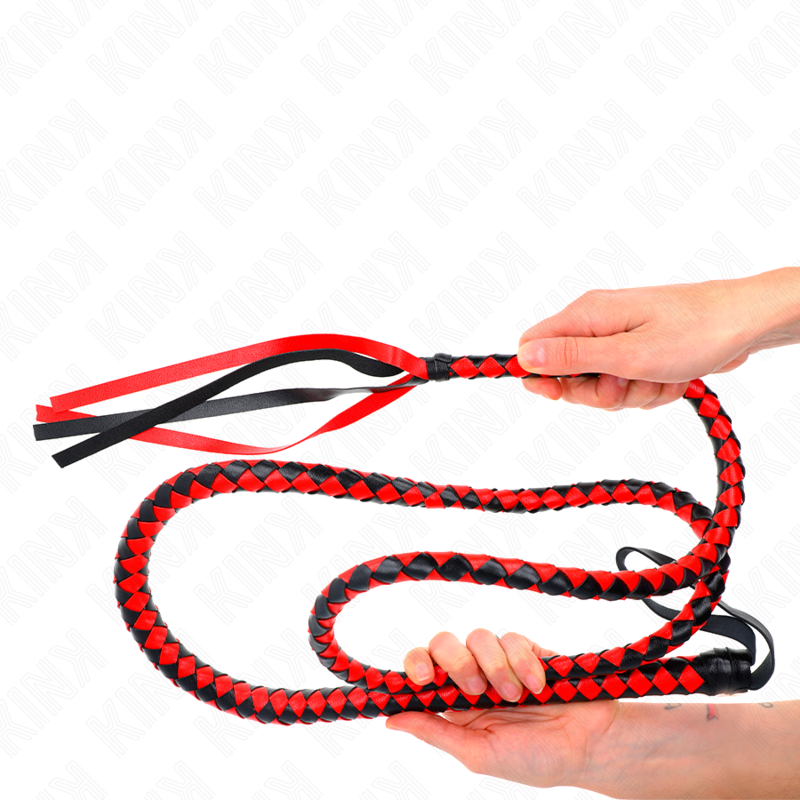 KINK – Rote lange Schlangenpeitsche 210 cm
