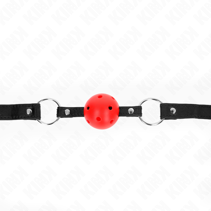 KINK – Hohlharter roter Ball 4,5 cm Gag Modell 1 63,5 x 2 cm