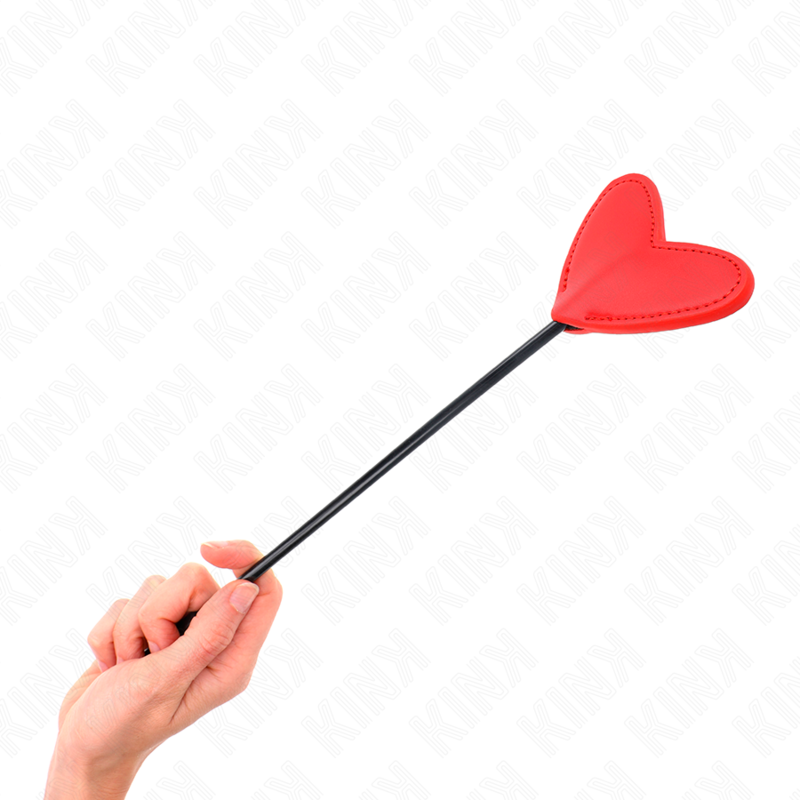KINK – Rotes herzförmiges Paddel 33 x 10 cm