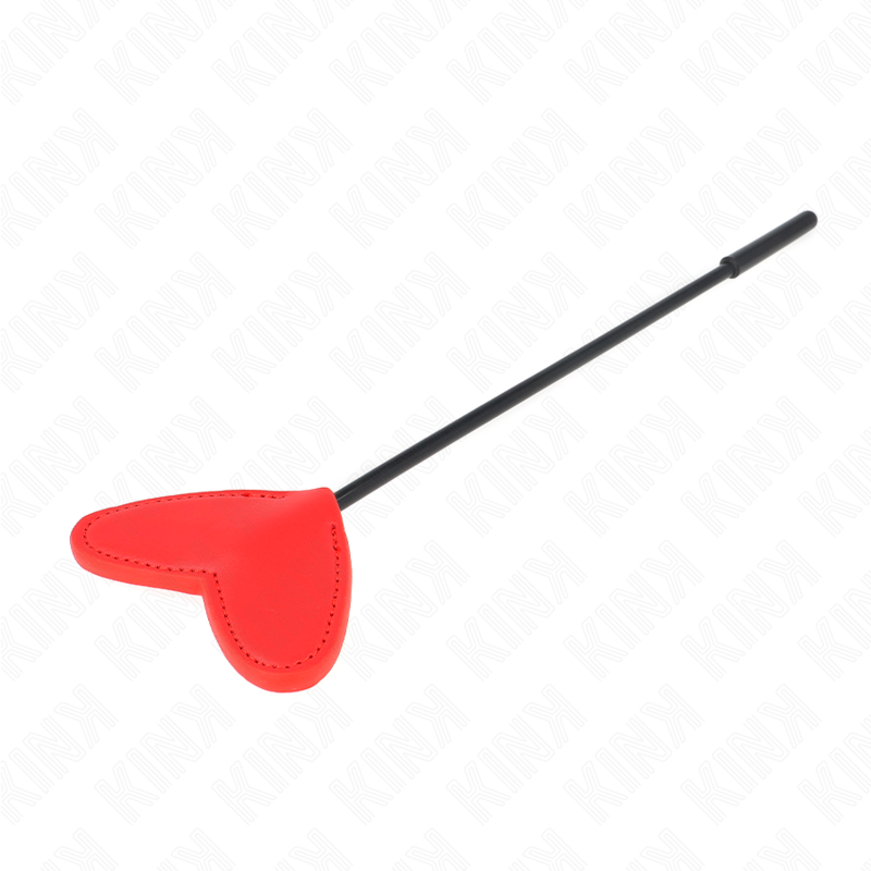 KINK – Rotes herzförmiges Paddel 33 x 10 cm
