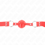 KINK – Kompletter roter Hohlballknebel 62 x 2 cm