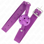 KINK – Lila atmungsaktiver Ball 4,5 cm Gag 65 x 2,5 cm