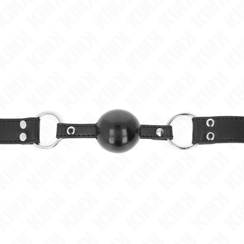 KINK – Weicher und fester Kugelkopf 4 cm mit Kunstlederband 62 x 2,5 cm verstellbar 42–58 cm