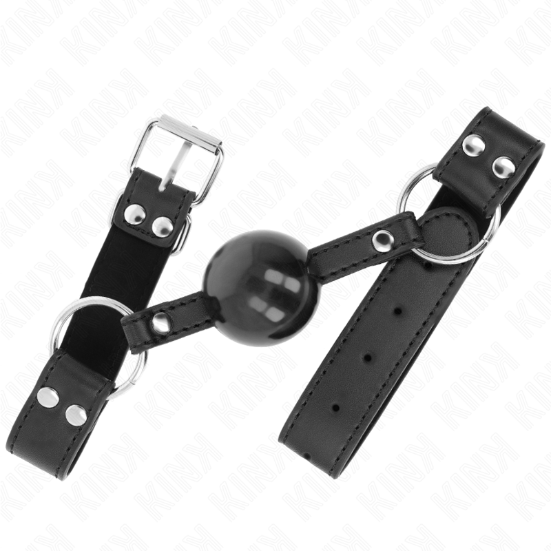 KINK – Weicher und fester Kugelkopf 4 cm mit Kunstlederband 62 x 2,5 cm verstellbar 42–58 cm