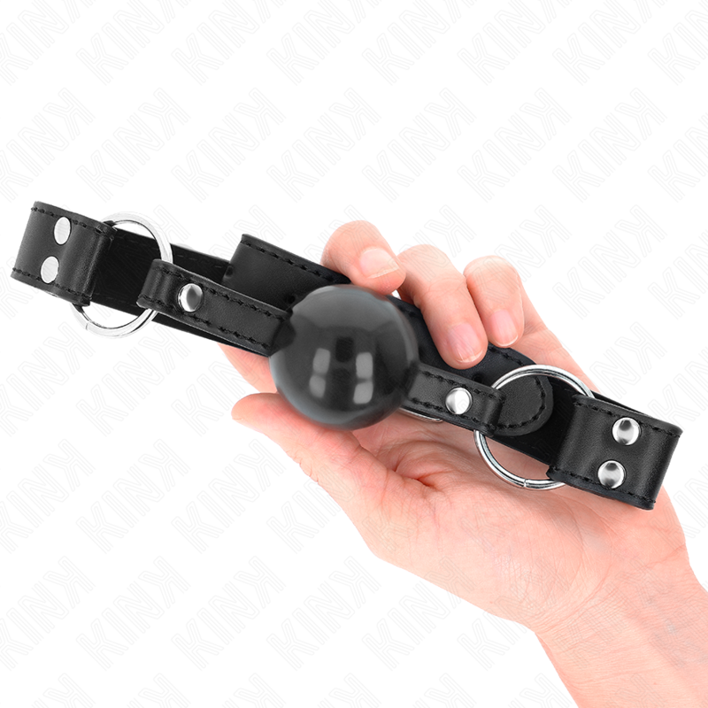 KINK – Weicher und fester Kugelkopf 4 cm mit Kunstlederband 62 x 2,5 cm verstellbar 42–58 cm