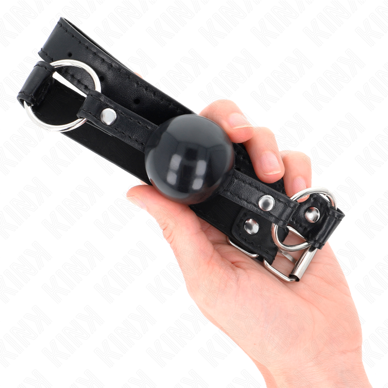 KINK – Schwarzer TPE Ball 4 cm Knebel 60 x 2 cm
