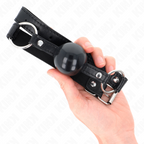 KINK – Schwarzer TPE Ball 4 cm Knebel 60 x 2 cm