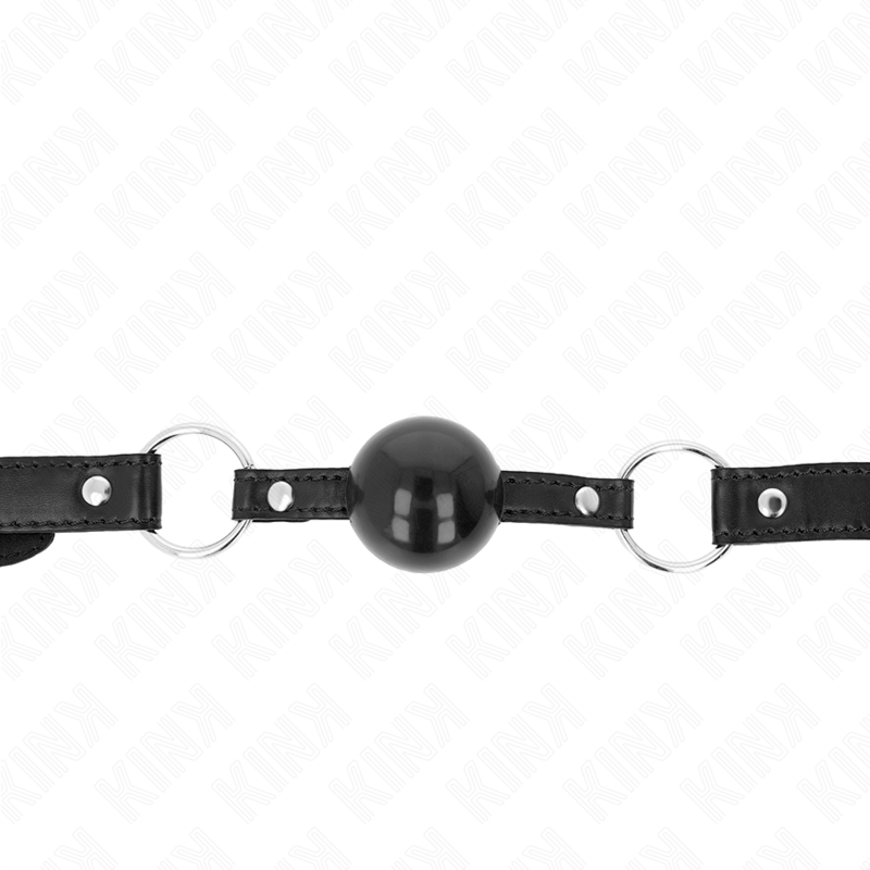 KINK – Schwarzer TPE Ball 4 cm Knebel 60 x 2 cm
