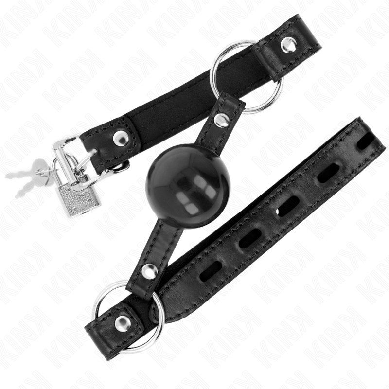 KINK – Schwarzer TPE Ball 4 cm Knebel 60 x 2 cm