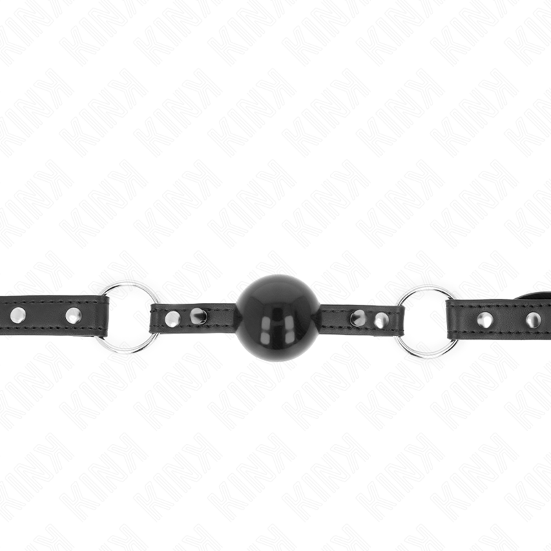 KINK – Ball 4 cm Knebel mit Spitzenniet und Schnappverschluss 65 x 2 cm