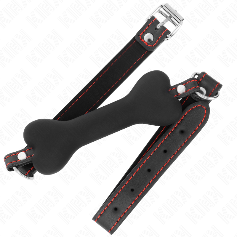 KINK – Schwarzer Knochen 12 cm Gag 63 x 2 cm
