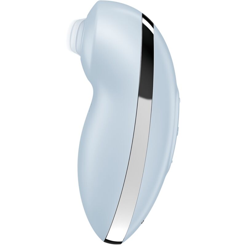 SATISFYER – Tap & Climax 2 Vibrator mit Klitorisstimulator, Blau