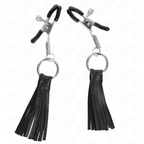 KINK – Kunstleder-Quasten-Nippelklammern 6 cm