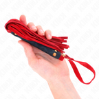 KINK – Rote Wildleder-Mini-Peitsche 30 cm