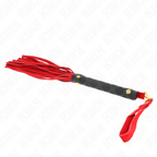 KINK – Rote Wildleder-Mini-Peitsche 30 cm