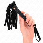 KINK – Schwarze Wildleder-Mini-Peitsche 30 cm