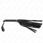 KINK – Schwarze Wildleder-Mini-Peitsche 30 cm