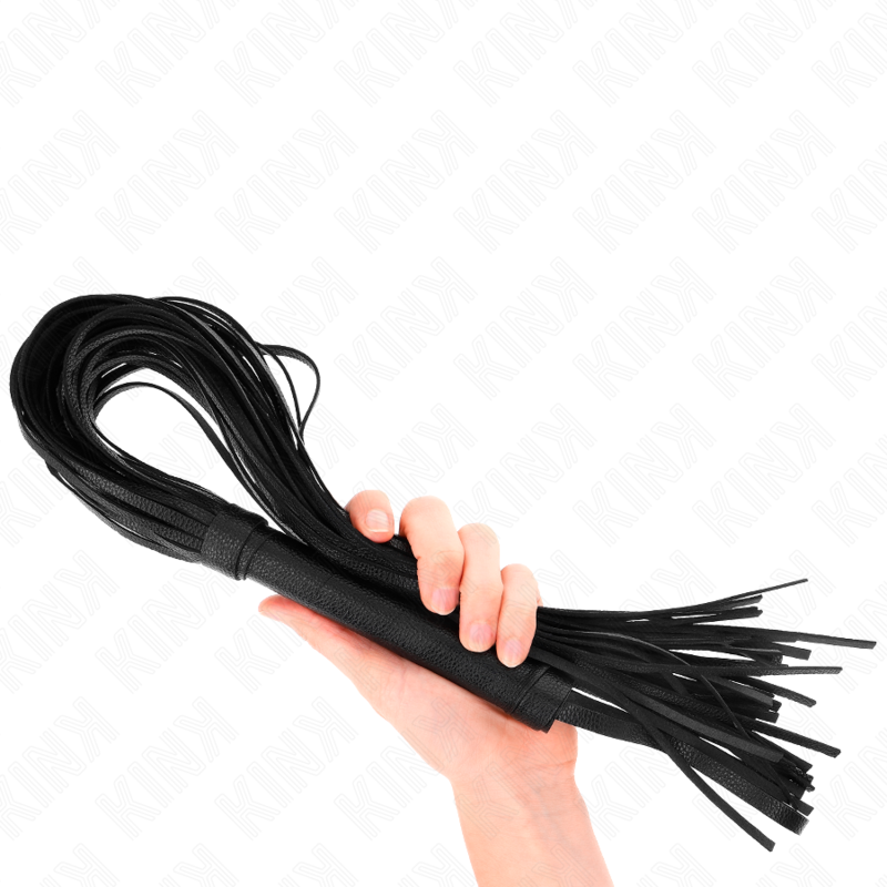 KINK – Schwarze Weich-PVC-Peitsche 70 cm