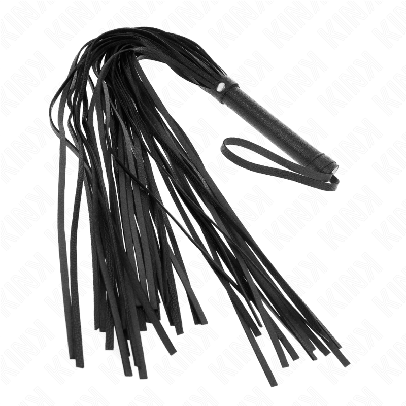 KINK – Schwarze Weich-PVC-Peitsche 70 cm