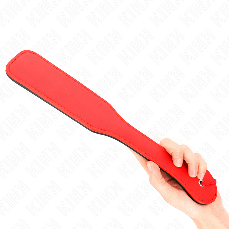 KINK – Zweiseitiges rot-schwarzes Paddel 32 x 6 cm