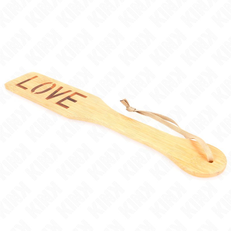 KINK – Bambuspaddel Wort Liebe 32 x 5,5 cm