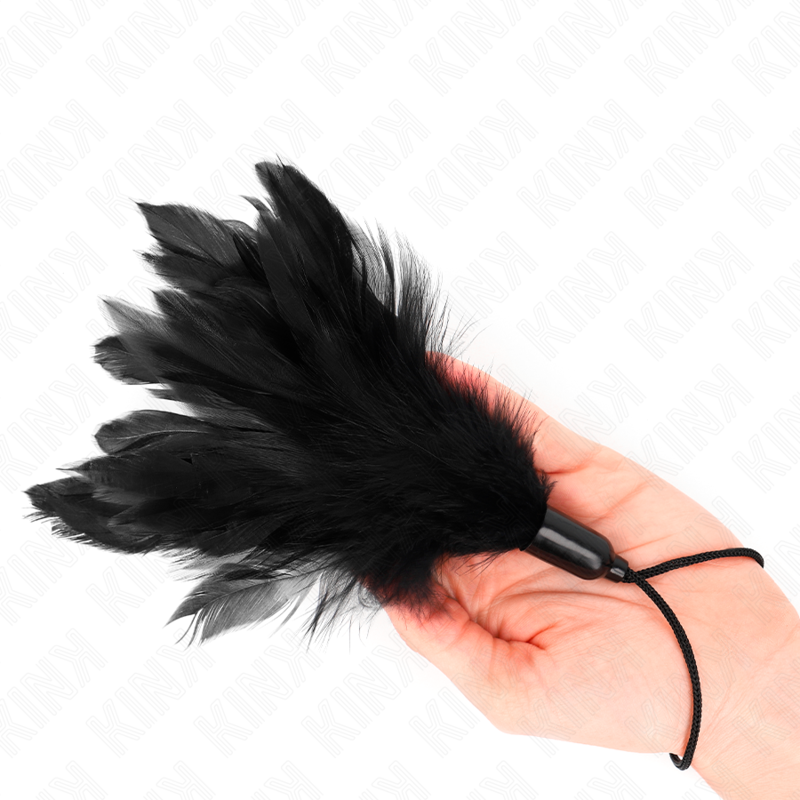KINK – Tickle Feathers Kitzelfedern mit Seilgriff und Kunststoffbasis, 15 cm
