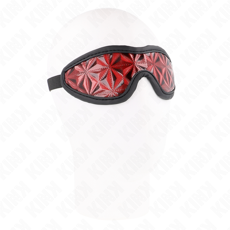 KINK – Rotes Stirnband mit Rauten Muster 20,5 x 6 cm