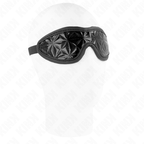 KINK – Schwarzes Stirnband mit Rauten Muster 20,5 x 6 cm