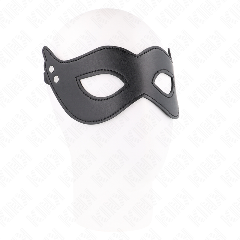 KINK – Kunstleder Maske mit Nieten Modell 1 26 x 8 cm