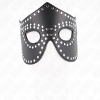 KINK – Kunstleder Maske mit Nieten Modell 2 30 x 12 cm