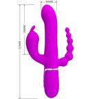 PRETTY LOVE - Cammy Triple Vibrator Multifunktion 4-in-1 Rosa