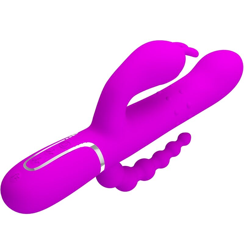PRETTY LOVE - Cammy Triple Vibrator Multifunktion 4-in-1 Rosa