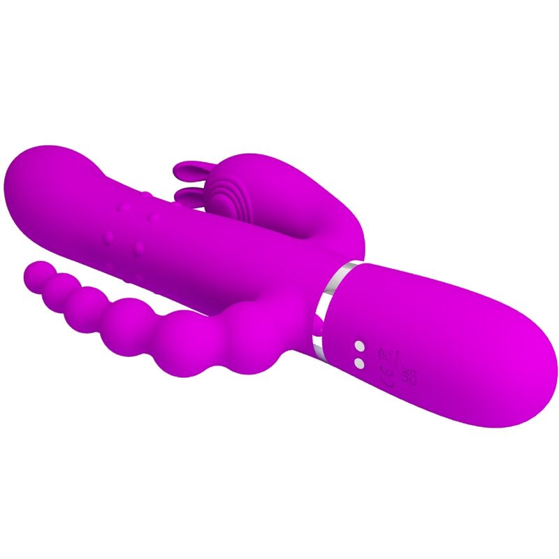 PRETTY LOVE - Cammy Triple Vibrator Multifunktion 4-in-1 Rosa