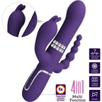 PRETTY LOVE - Cammy Triple Vibrator Multifunktion 4-in-1 Lila