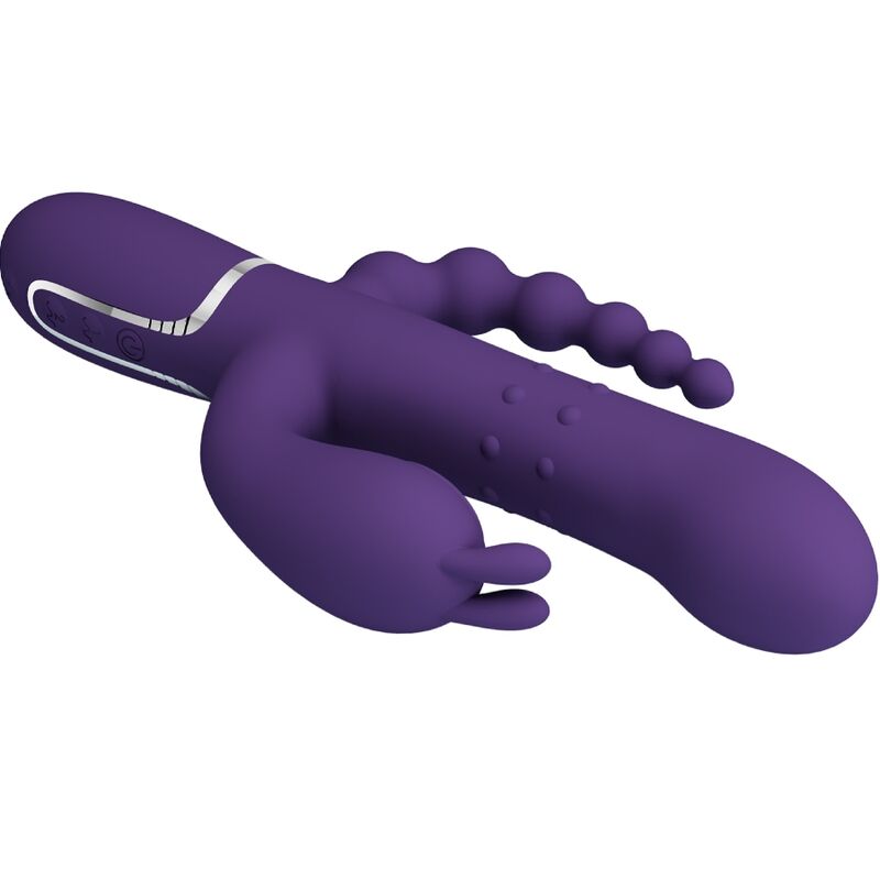 PRETTY LOVE - Cammy Triple Vibrator Multifunktion 4-in-1 Lila