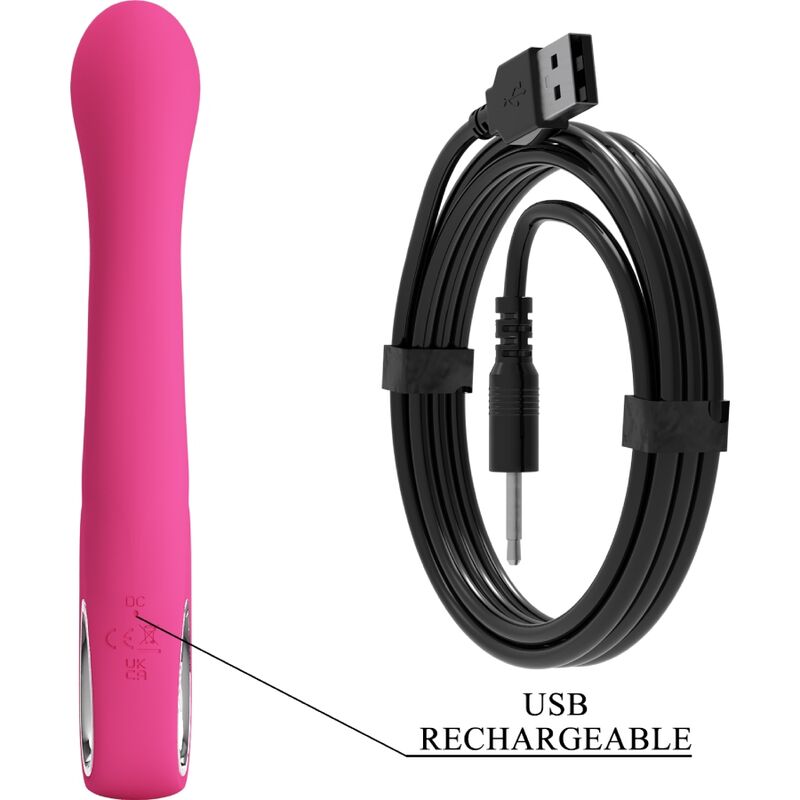 PRETTY LOVE - Novak Rabbit Vibrator, 12 Vibrationsmodi, Rosa
