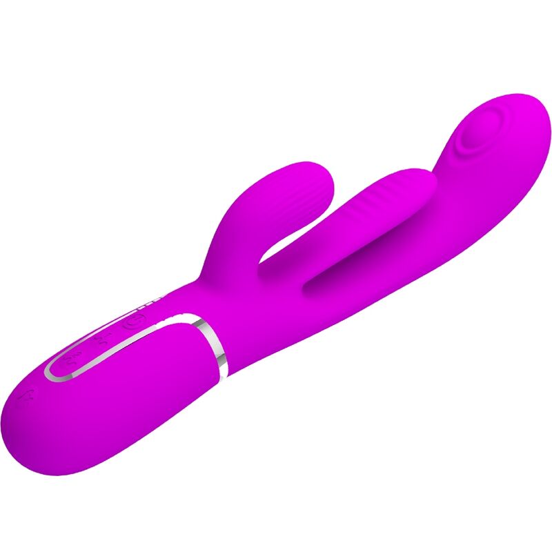 PRETTY LOVE – Shania Triple Rabbit Multifunktionsvibrator, Rosa