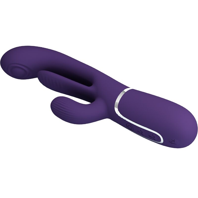 PRETTY LOVE – Shania Triple Rabbit Multifunktionsvibrator, Lila
