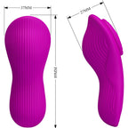PRETTY LOVE - Romario auflegbarer Klitorisstimulator mit Fernbedienung Rosa