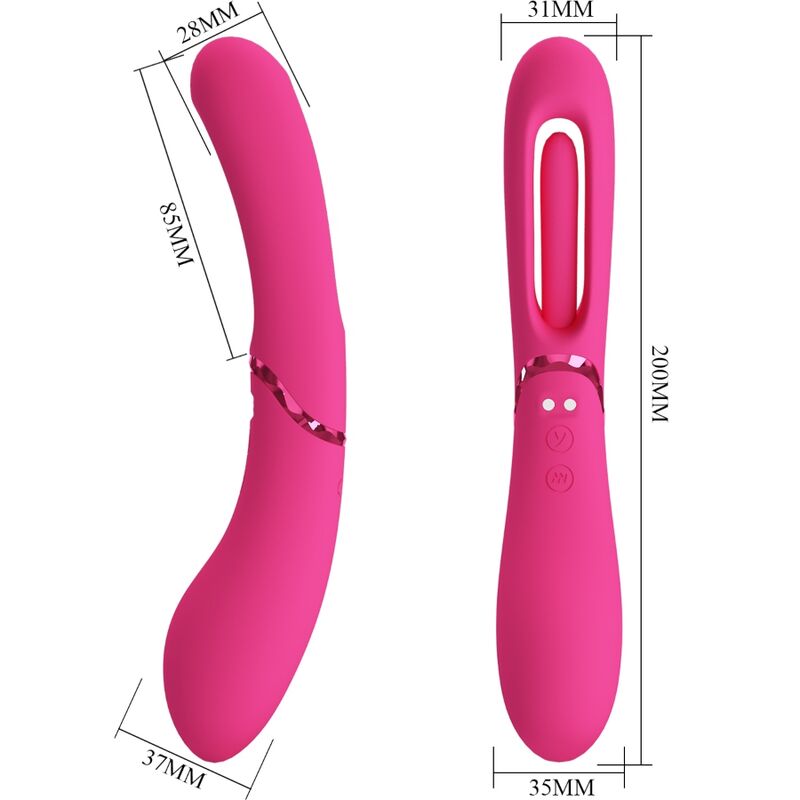 ROMANCE - Lexie G-Spot-Vibrator, 7 Vibrationsmodi, Rosa