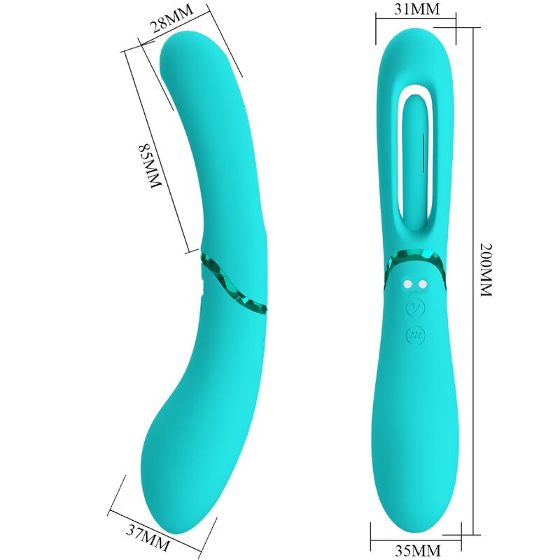 ROMANCE - Lexie G-Spot-Vibrator, 7 Vibrationsmodi, Blau