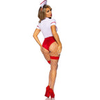 LEG AVENUE Sexy Krankenschwesterkostüm Rot/Weiß M