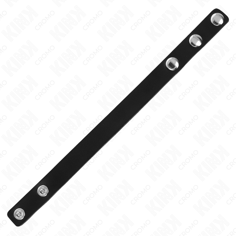 KINK - PENISRING AUS LEDER MIT DRUCKVERSCHLUSS 21,5 X 1,5 CM