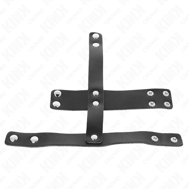 KINK – Leder-Penisring mit verstellbarem Schritttrenner