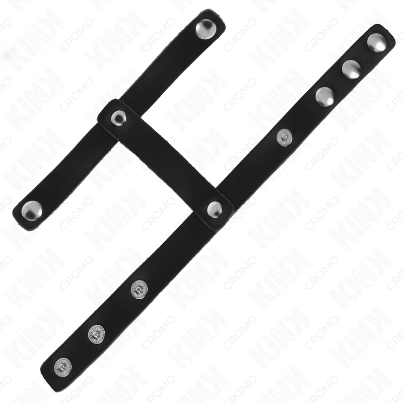 KINK – verstellbarer Leder-Penisring mit Hodengurt