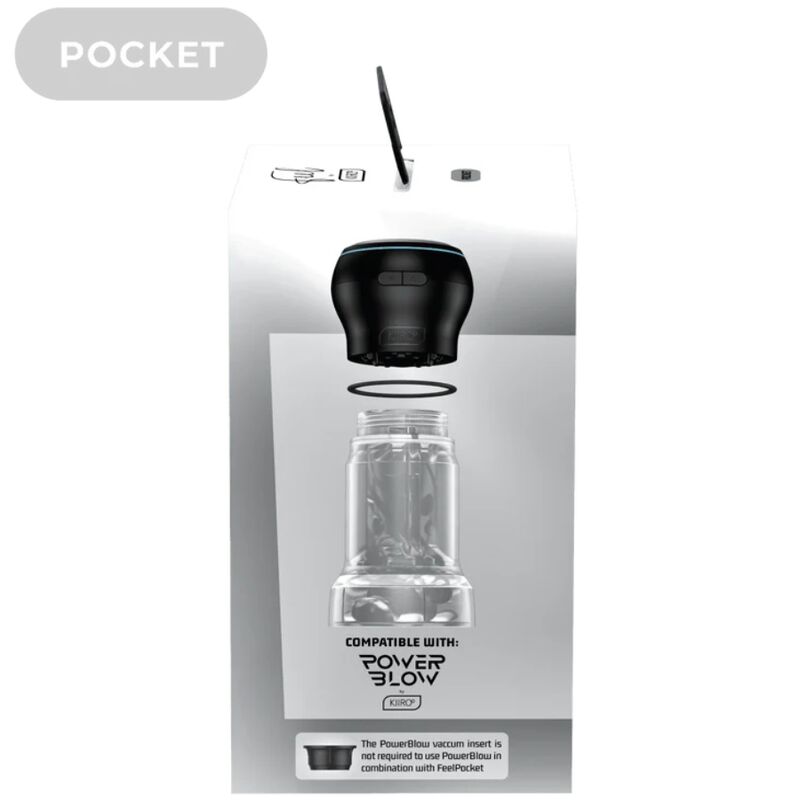 KIIROO - Feel Pocket Stroker Crystal Transparent