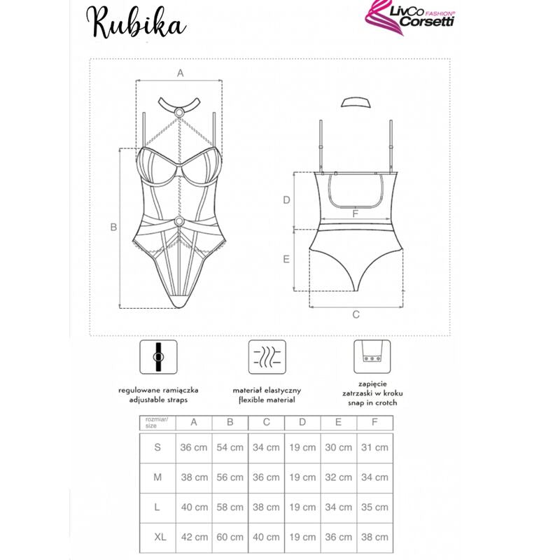 LIVCO CORSETTI FASHION – Melisenda CF 1709 Kimono + Hemd + String Schwarz